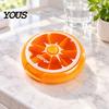 Daily Pill Management Tool 7 Day Organizer, Portable Rotary Case, Cute Fruit Style Vitamin Holder for Trips Compact ABS Container Travel And