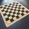 Chess Board 34Cm/13.39Inch And 43Cm/16.93Inch Folding Leather Flannelette Chess Game Or Folding Checkers Game Portable Board