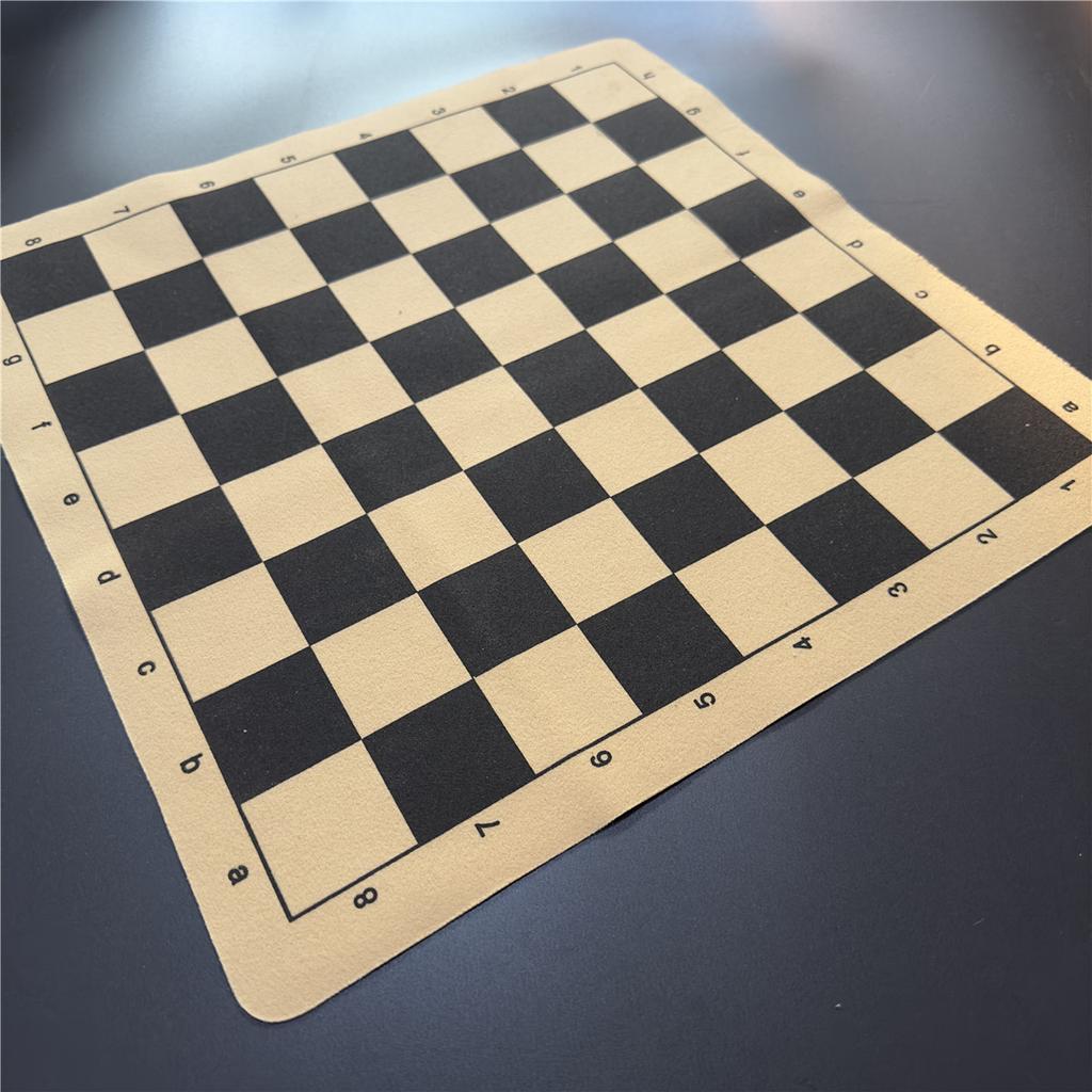 Chess Board 34Cm/13.39Inch And 43Cm/16.93Inch Folding Leather Flannelette Chess Game Or Folding Checkers Game Portable Board