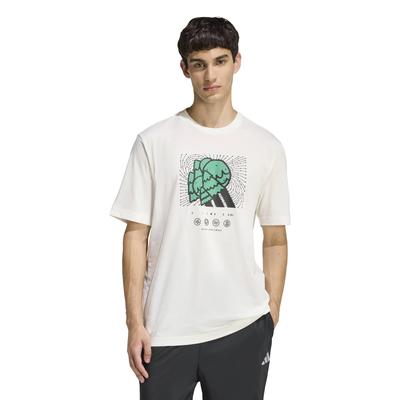 T-Shirt CT Logo Collared Men's Off-White L JZ7512