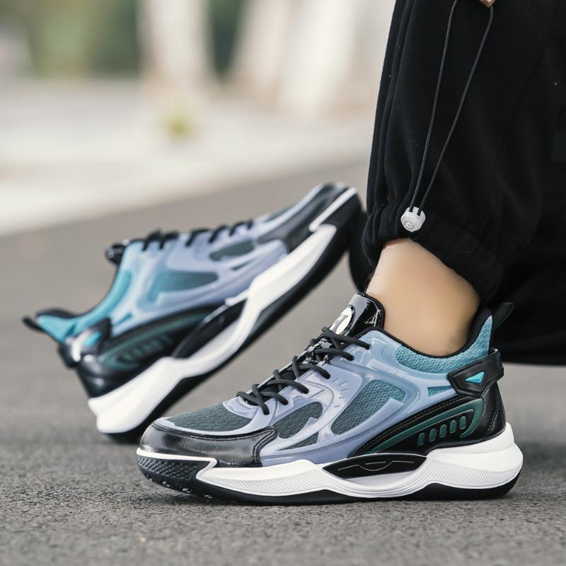 Shoes Men's platform comfortable and breathable running shoes Students' daily mesh color matching fashion sports shoes