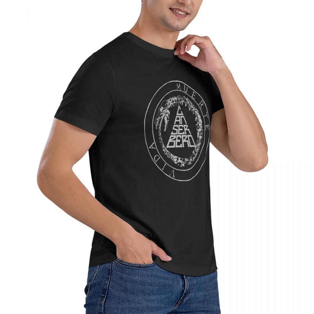 Rap Amerikanische T-Shirts Herren Reine Baumwolle Neuheit T-Shirt O-Ausschnitt Canserbero T-Shirt Kurzarm Tops Sommer