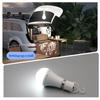 1-4PCS 9W Portable Rechargeable LED Emergency Bulb 6500K White Light E27/E26 Base for Home Camping Outdoors Emergencies