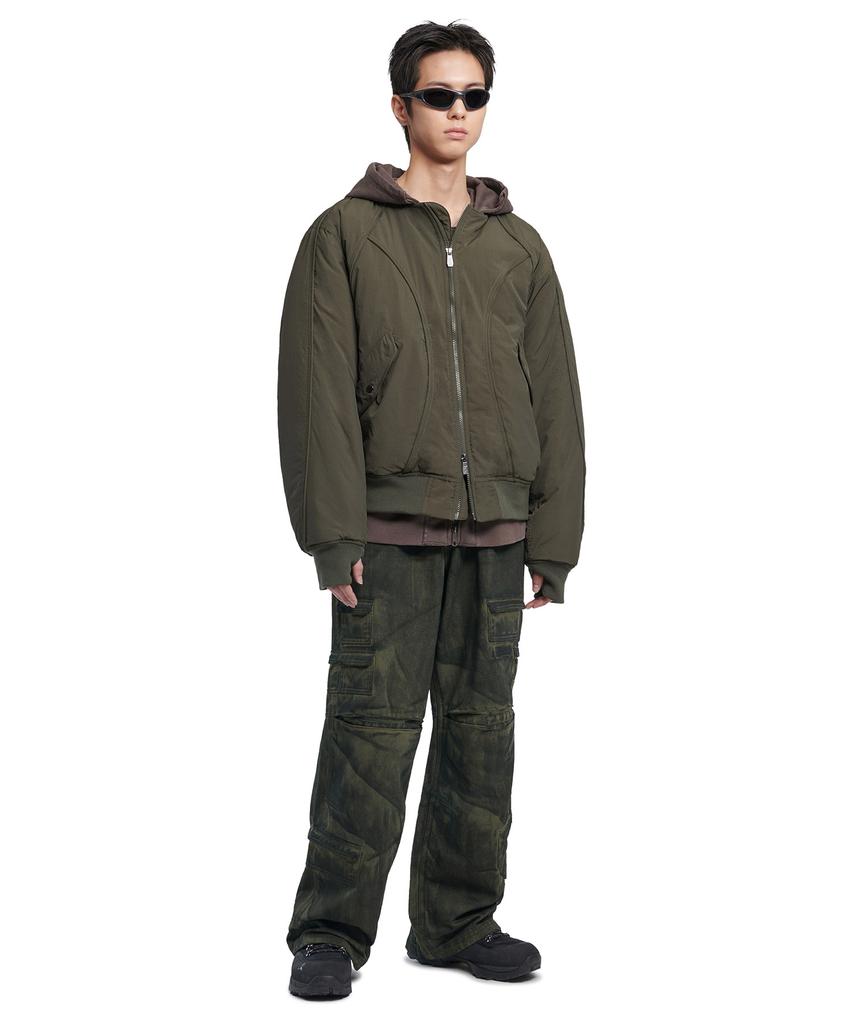 Nomaenyueol Painted Cargo Pants - Khaki