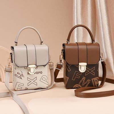 Damenhandtasche Minibag Damenhandtasche Einfache und modische Handytasche Damen bedruckte Schulter-Umhängetasche Taschen