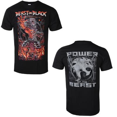 New Beast In Black Band Graphic Cotton Tshirt Unisex Summer Short Sleeve Fashion Brand Tee Luxury Casual Vintage Retro Top