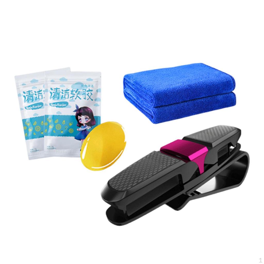 Car Sun Visor Clip Stand, Glasses Holder In Car, Double Ends Clip, Accessories for Cars, Trucks,