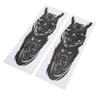 2Pcs Motorcycle Shock Sticker Paper Universal Modification Stickers Strong StickinessSkull Wolf