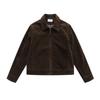 Vintage Old Money Style Fleece Lapel Jacket Men Casual Zip-Up Fall Outerwear