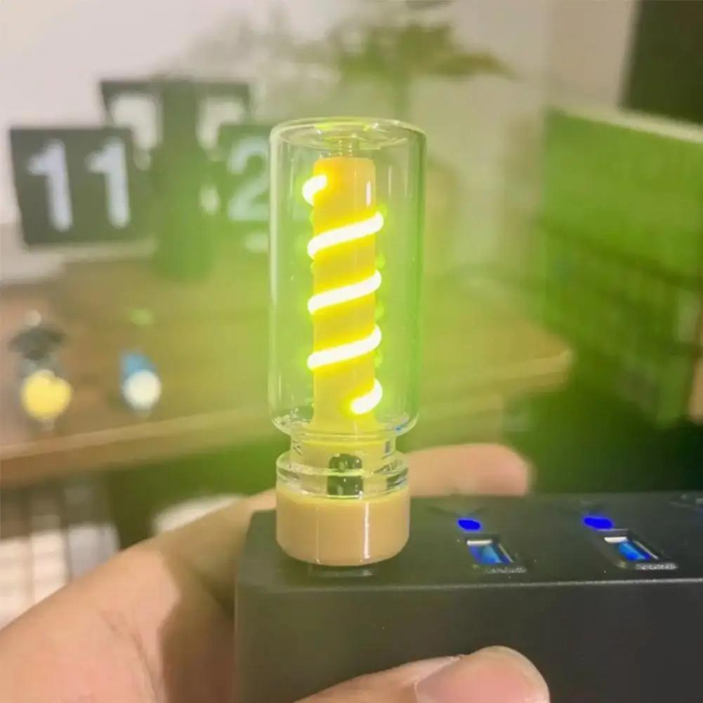 LED USB Filament Light Bulb DC5V Touch Adjustable Brightness Bulb Interior Automotive Atmosphere Nightlight Light U7Q0