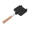 Sandwich Frying Pan Double Sided Stick Proof Breakfast Flip Pan with Detachable Handle for Steak Bread Egg