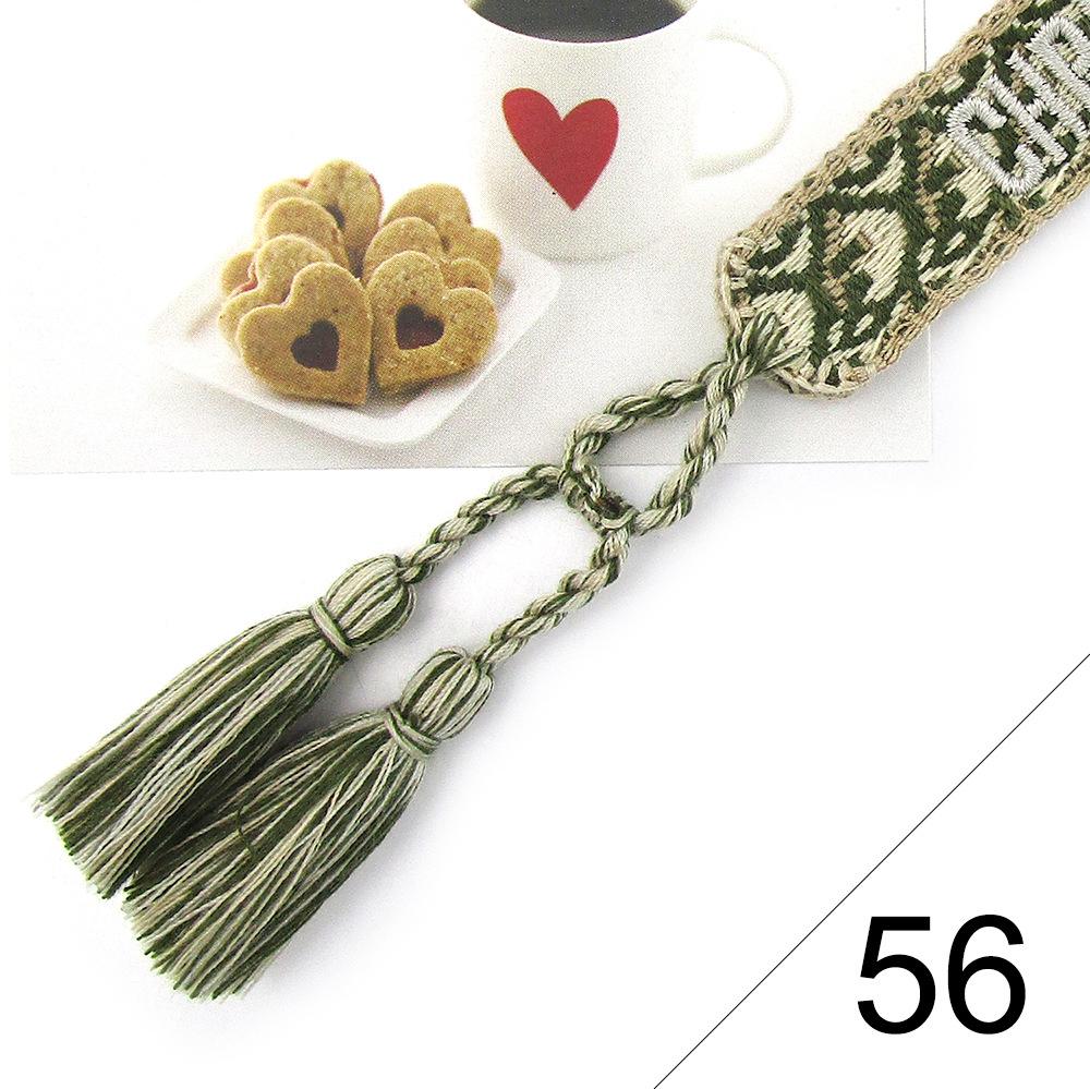 Custom Bohemian Embroidered Bracelet with Tassel and Woven Rope - Handmade Jewelry for Couples and Women