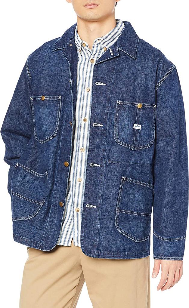Outer Coverall Denim Loco Jacket Blouson LT0659 Blue [Lee]