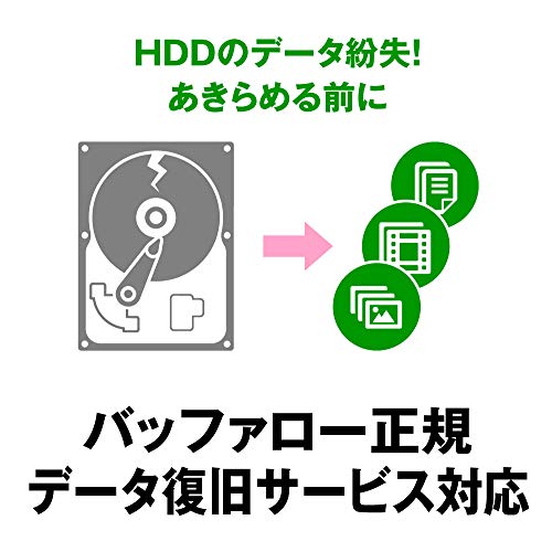 Buffalo BUFFALO NAS Kompatibel mit Smartphones, Tablets und PCs, 6TB Netzwerk-HDD LS220D0602G [RAID 1-kompatibles Modell]