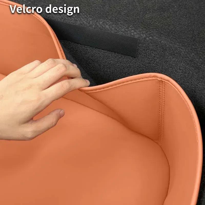 For BYD SeaLion 07 EV Car Front Trunk Hood Storage Mat Leather Organizer Protection Pad Anti-slip Shock Absorption Accessories