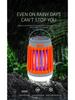 Electric Mosquito Killer Lamp UV Light Bug Zapper Trap Solar Charging Rechargeable Summer Fly Swatter Insect Killer Light