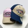 And Women Preppy Style Letter Prints Embroidery Baseball Caps Sun Protection Color Contrast All-Match Personalized Peaked Hats Trendy Ins Style
