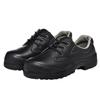 Men's Cowhide Work Shoes: Nitrile Rubber, Acid and Alkali Resistant, High-Temperature Resistant, Anti-Smash, Anti-Puncture.
