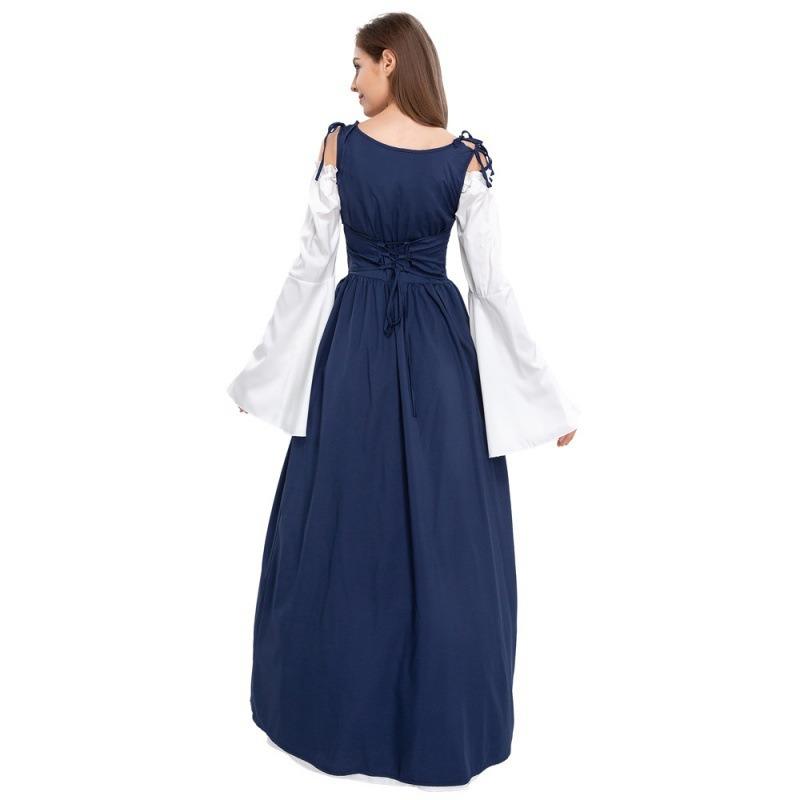 Halloween costume medieval renaissance cosplay dress costume plus size women's clothing