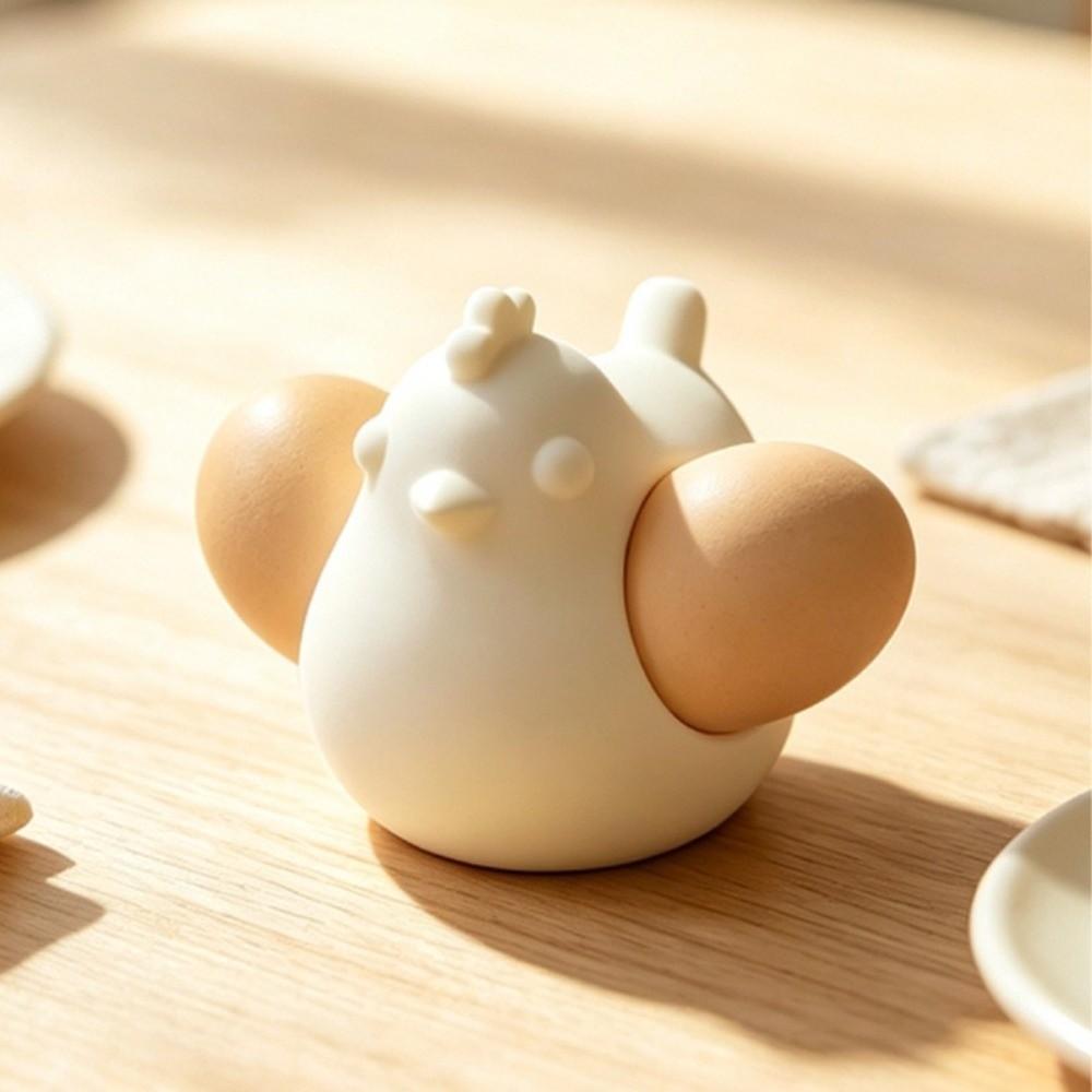 Exquisite 3D Printed Egg Box Cartoon Chick Egg Dispenser Tabletop Decoration