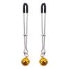 Hot Sale SM Couple Game Stimulator Metal Bell Nipple Clamp Tease Breast Labia Clitoris Clips