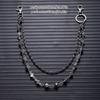 European and American Dark Punk Style Dice Skull Pants Chain Waist Chain Bracelet Necklace Jeans Chain Trendy Cool Personality Hip Hop Accessories
