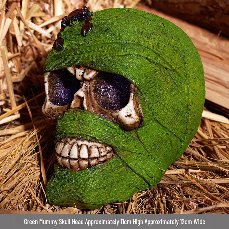 Piccolo Teschio Ornamenti per Halloween per Casa Infestata o Decorazione Bar