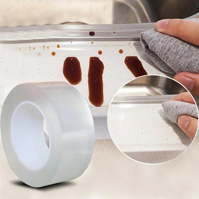 Kitchen Sink Waterproof Sticker Anti-mold Waterproof Tape Bathroom Countertop Toilet Gap Self-adhesive Seam Sticker