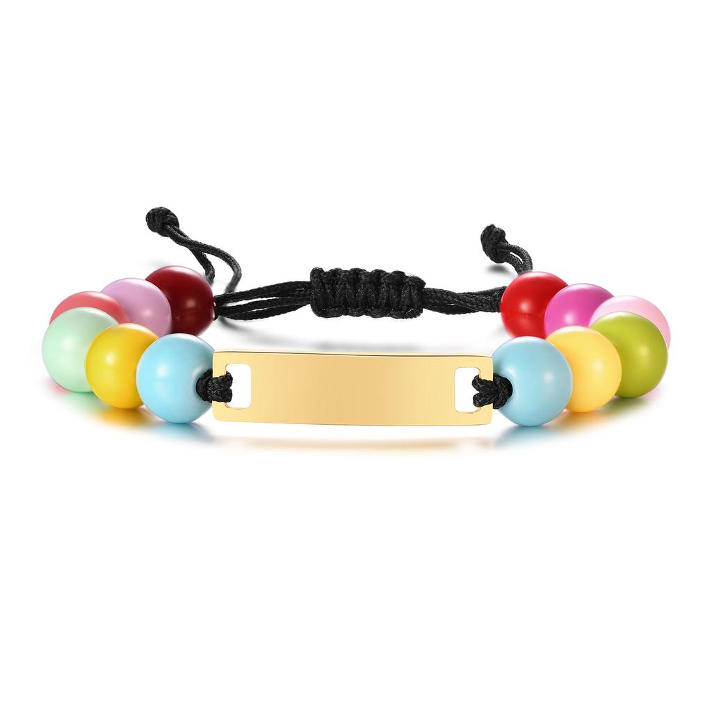 Personalized Butterfly Bracelet Name Customized for Gilrs Boy, Figaro Chain Link Wrist Jewelry Stainless Steel