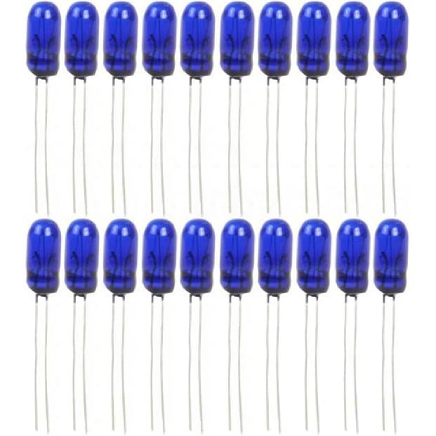 cciyu Instrument Cluster Lights,cciyu Blue 4.7mm For Mini LED Bulbs 12 V Interior Light Bulbs Dashboard Incandescent Light 20 pcs