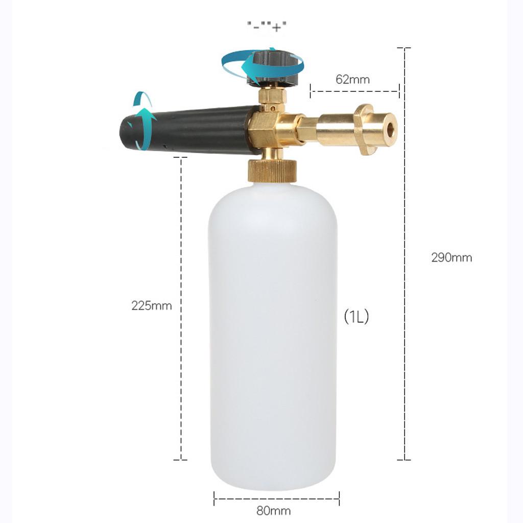 Spumă de zăpadă Lance Pulverizator de sticlă de săpun Pentru Mașină de spălat cu presiune Jet Spălătorie Auto Nou