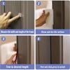 6M Self Adhesive Silicone Weather Stripping Soundproof Door Seal For Draft Proof Windows And Doors