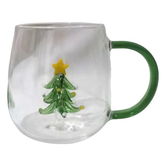 Handmade Glass Cup Animal Plant Shape Transparent Water Cup Cute Coffee Milk Drink Cup