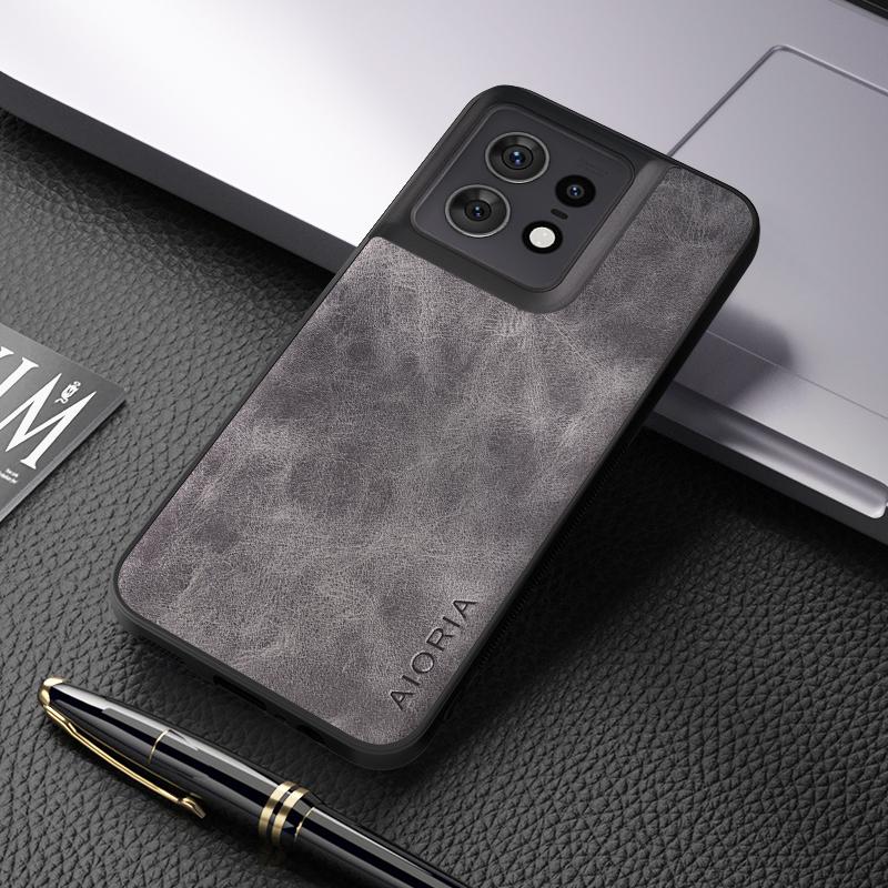 

Чехол для Motorola Moto Edge 50 Pro Ultra G Play G Power 2024 X50 Ultra Luxury, чехол из искусственной кожи для Moto G Stylus 2024, чехол Moto Edge 50 Pro серый