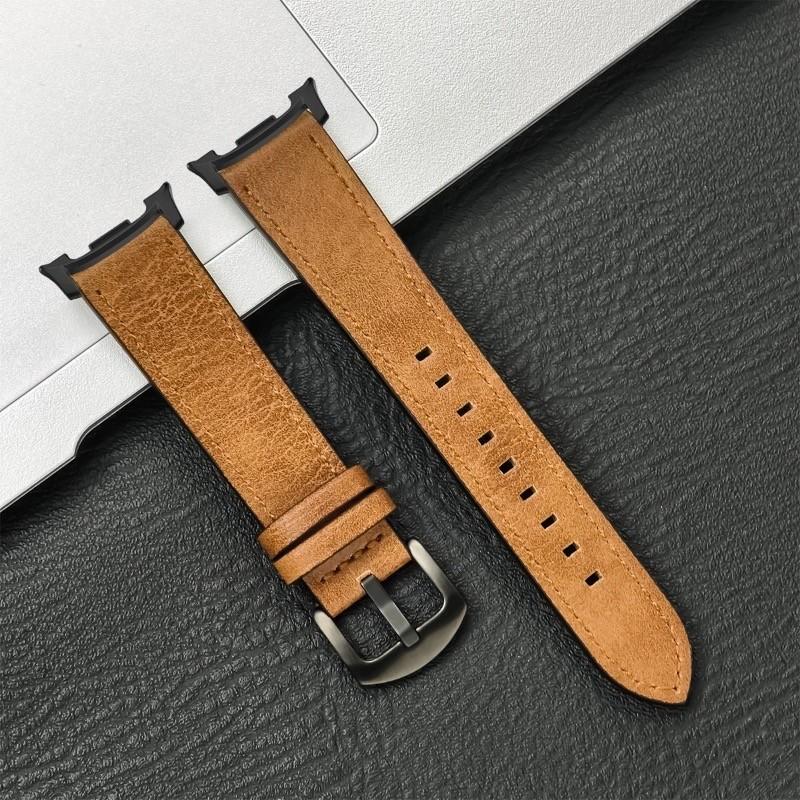 Leather Strap for Samsung Galaxy Watch 8 Ultra2 Quick Release Band for Samsung Galaxy 8 Classic