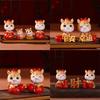 Animal Horse Nodding Resin Statue For Desktop Shelf Or Vehicle Interior Decoration Chinese New Year Gift