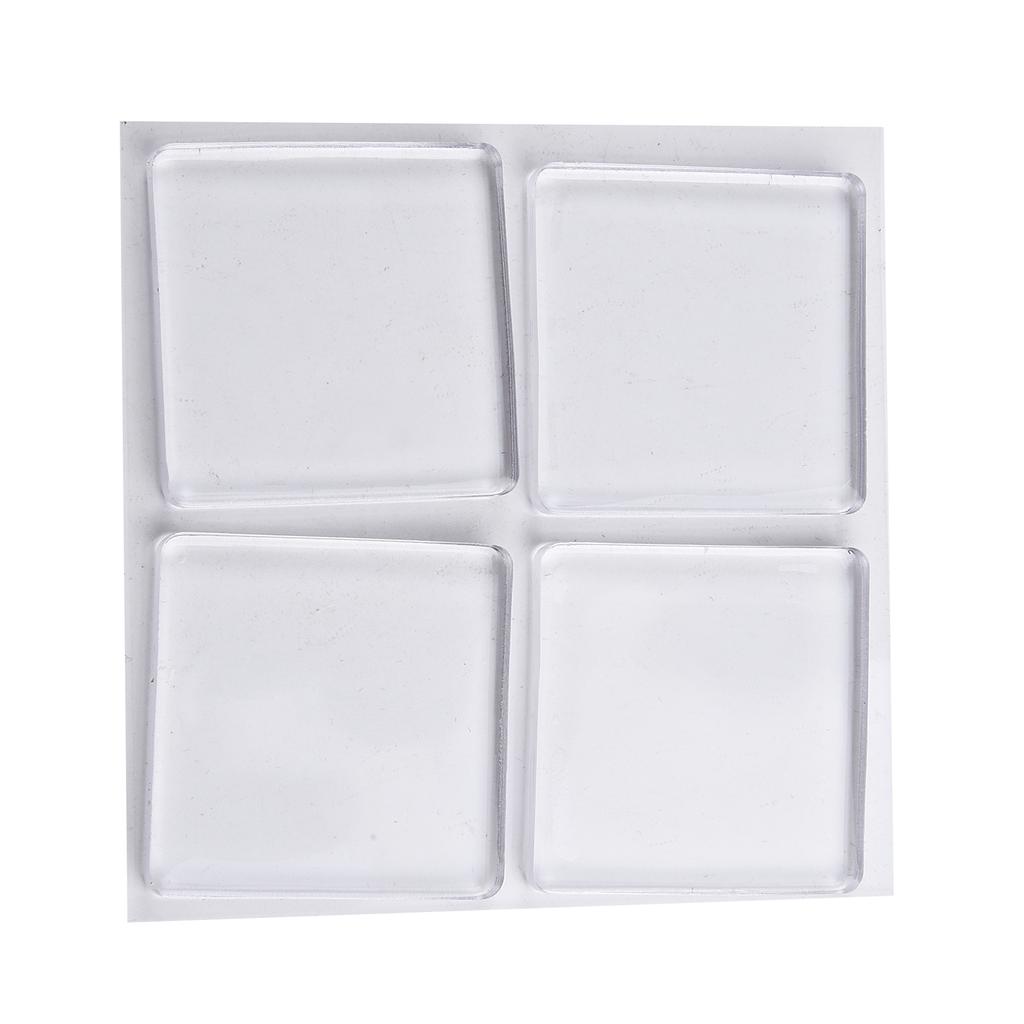 4pcs/set Transparent Anti Vibration Shock Absorbing Pad Mat Washing Machine Applicable To Any Smooth Place, Shockproof