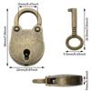 2pcs Accessories Archaize Style Bronze Locks Home Decor Mini Antique Padlock Zinc Alloy Vintage Retro Lock