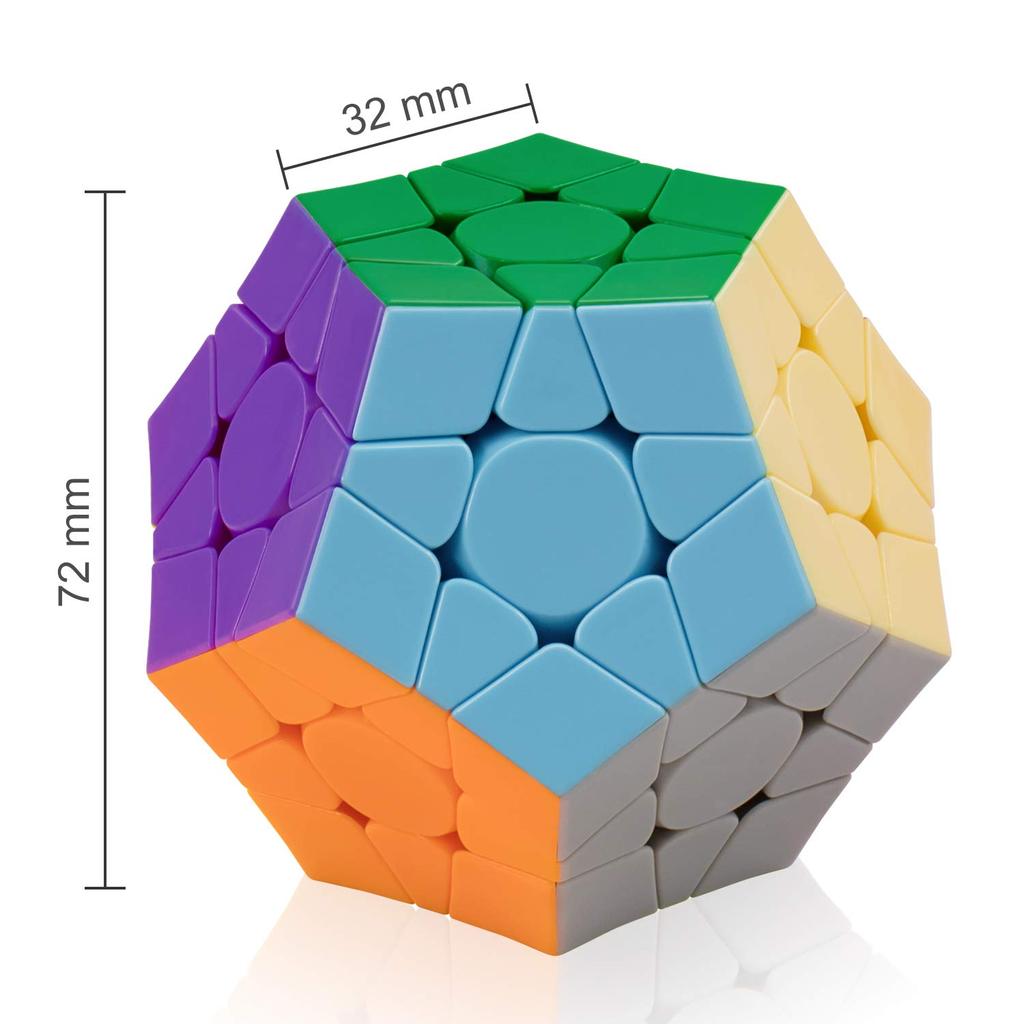 XMD Megaminx 3x3x3 Magician Megaminx 3D Puzzle Wisdom Toy Magic Cube (Built-in Magnet)