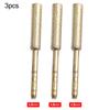 3pcs Ening Head Coated Cylindrical Burr 4/4.8/5.5mm Chainsaw Sharpener Stone Grinder Chain Saw Grinding Whetstone