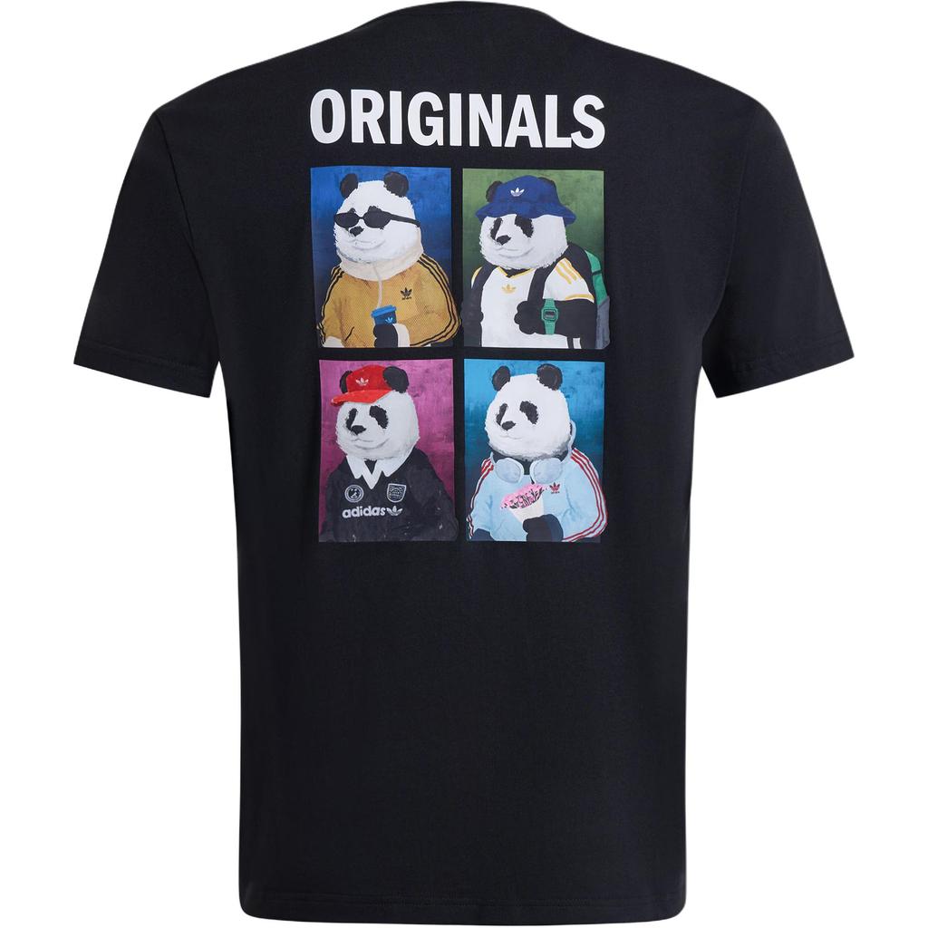 adidas Originals X DENGZHUOYUE,LIANMINGKUAN T Shirt Unisex Black IB7063
