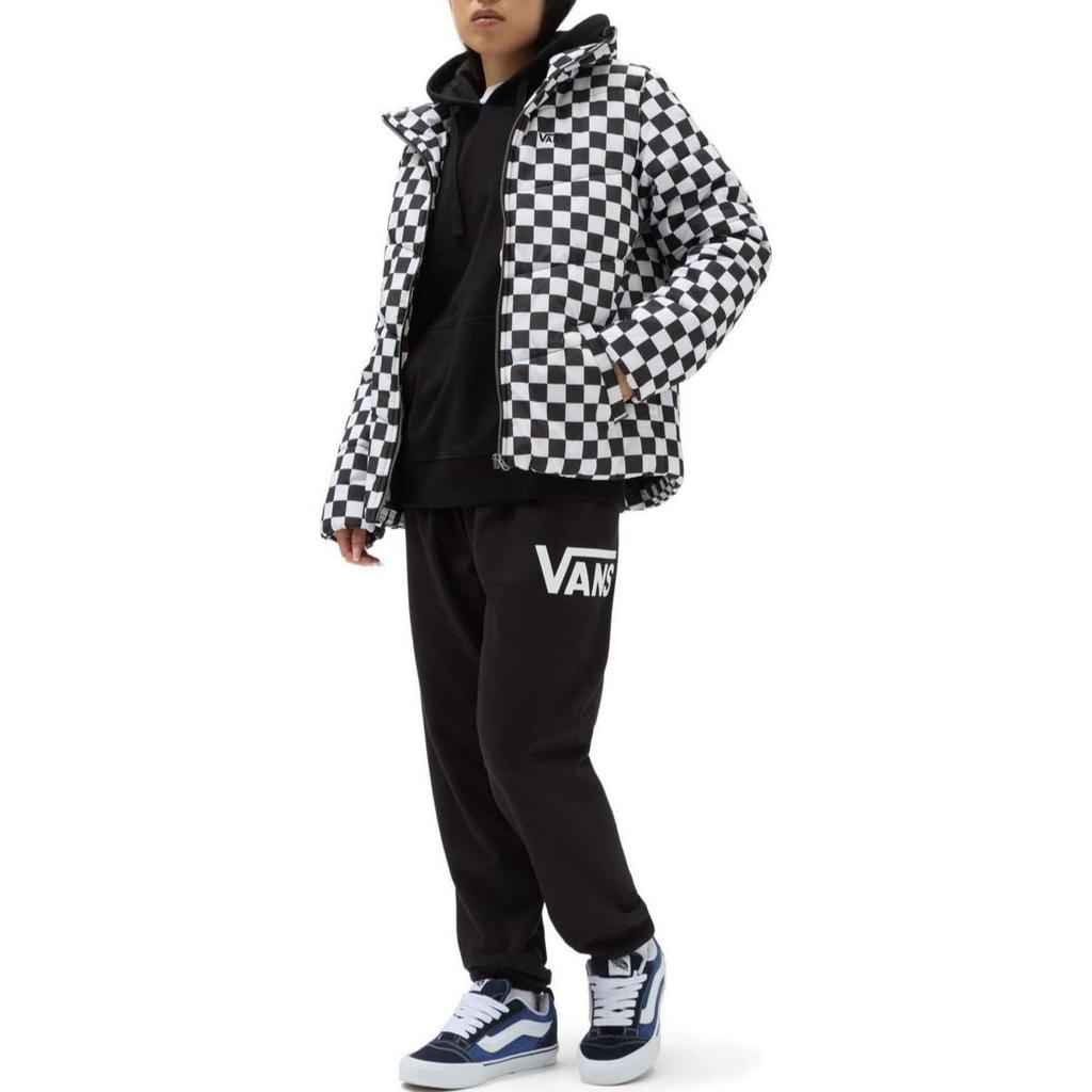 Vans Knitted Sweatpants Women's Black Moderate Cuffed Pants VN0A7RMTBLK