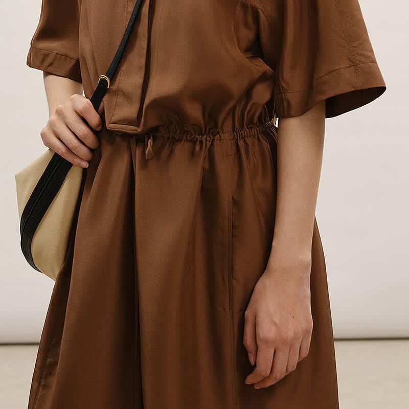 Less 2026 Summer A-Line Mulberry Silk Long Dress