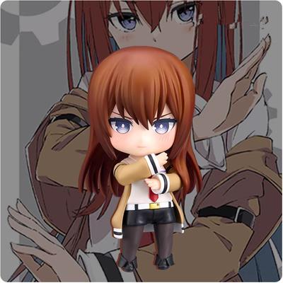 10cm Steins Gate Kurisu Makise #2521 Anime Puppe Actionfigur PVC Spielzeug Sammlerfiguren für Freund Geschenk