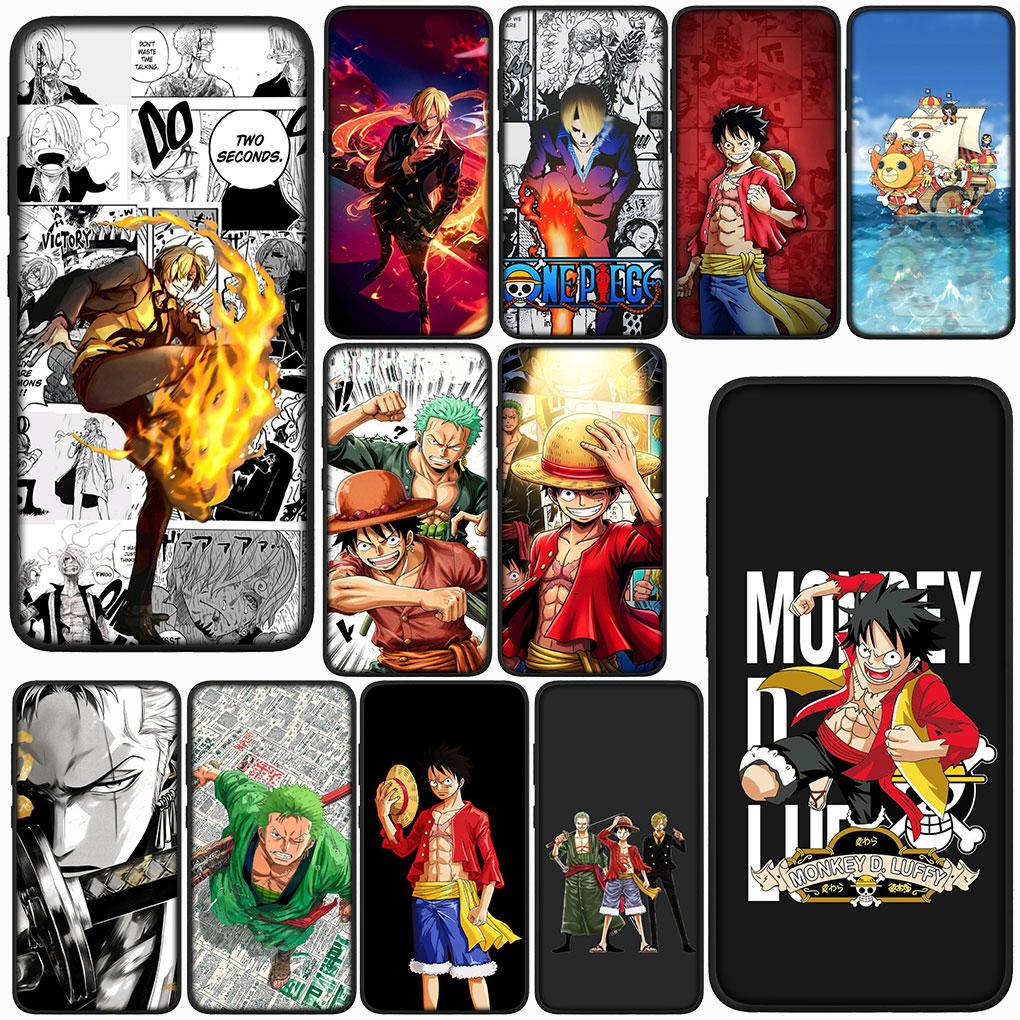 For Samsung Galaxy Note 20 Ultra 10 8 9 S10 Plus Lite S8 A70 A24 A25 A37 A57 A51 A7 Case Sanji Roronoa Zoro One Pieces Luffy