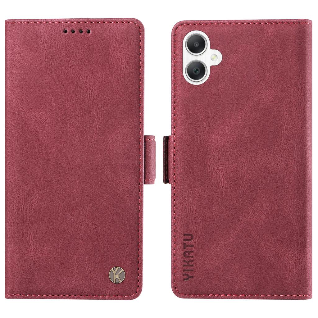 YIKATU YK-005 For Samsung Galaxy A07 4G/A06 5G/A06 4G Case PU Leather Wallet Phone Cover Skin Touch Feeling