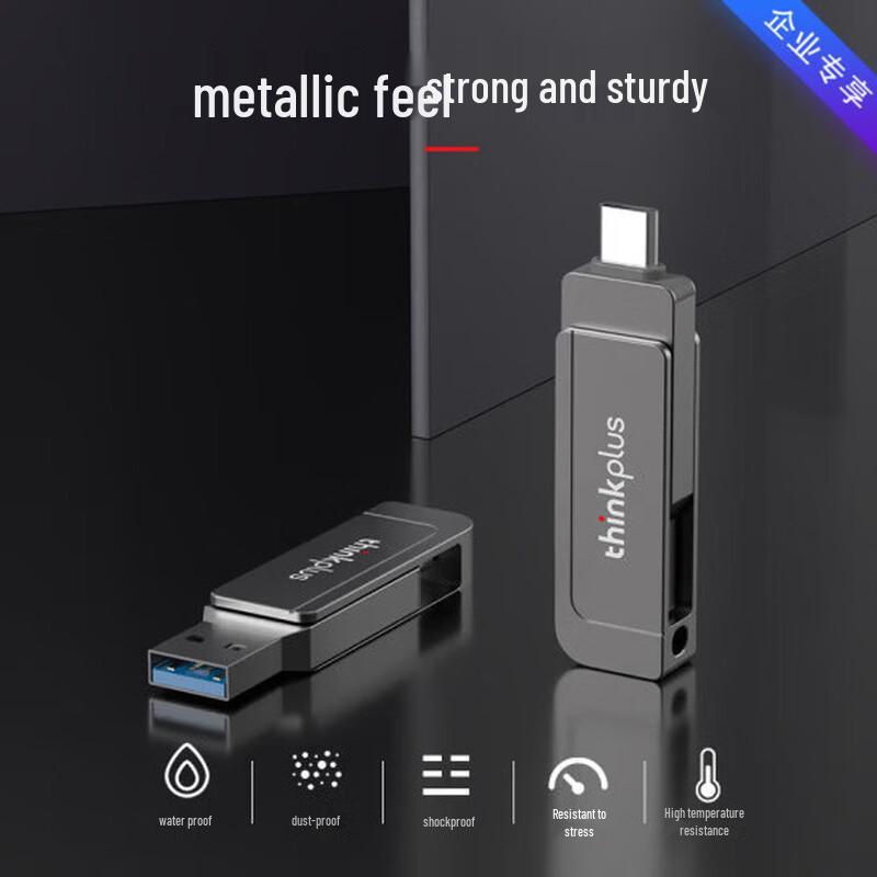 Lenovo Thinkplus MU253 Dual-Interface Metal USB Drive
