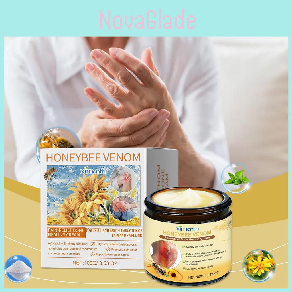 Ximonth Bee Venom Joint Care Cream Gentle Relief For Knee Discomfort And Daily Massage Therapy