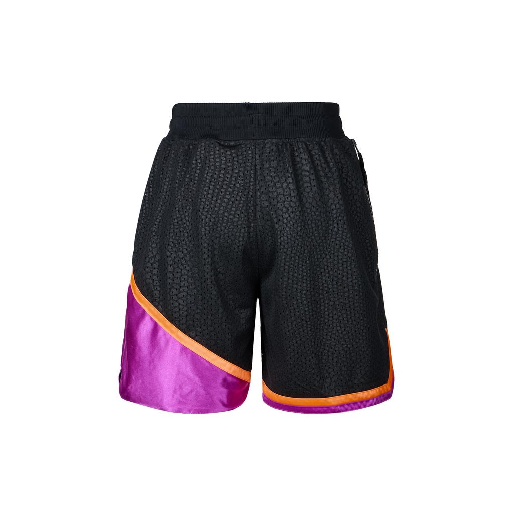 Nike Netz Schnelltrocknend Kontrast Basketballshorts Herren Unterteile Schwarz Lila CK6392-010