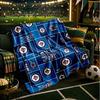 Winnipeg Spirit Throws Blanket Flannel Blankets Plush for Couch Bed Gifts for Men Women Travel Picnic Blanket Christmas Fan Gifts